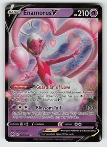 enamorus pokemon card value Ability — Guardian of Love Prevent all effects of your opponents Pokémons Abilities done to each of your Pokémon that has any Psychic Energy attached Enamorus 067/159 Non Holo Rare