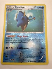 Clawitzer 34/114 Rare Steam Siege Pokemon Reverse Holo Near Mint