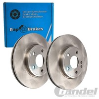 2X RAP Bremsscheiben 295Mm BelÜFtet Vorne Passend FüR Mercedes A-KLASSE B-KLASSE