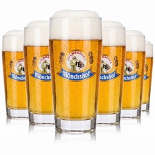 6x Kulmbacher Reichelbr&auml;u Bier Glas 0,25l Becher M&ouml;nchshof Ruhrglas (6er Set)