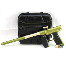 Used Empire Mini GS Paintball Marker Electronic Speedball Gun Dust Olive/Tan