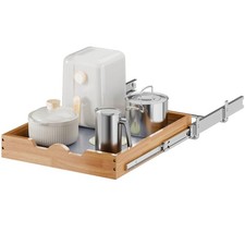 Pull Out Cabinet Organizer 20"W x 21"D, Slide Out Wood Drawer Shelf, Pull Out...