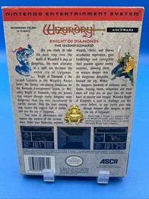 Wizardry: Knight of Diamonds - The Second Scenario CIB NES