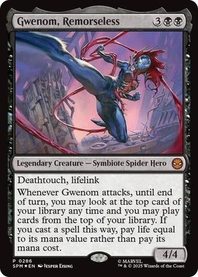 Gwenom, Remorseless P 286 Foil Unique and Miscellaneous Promos NM