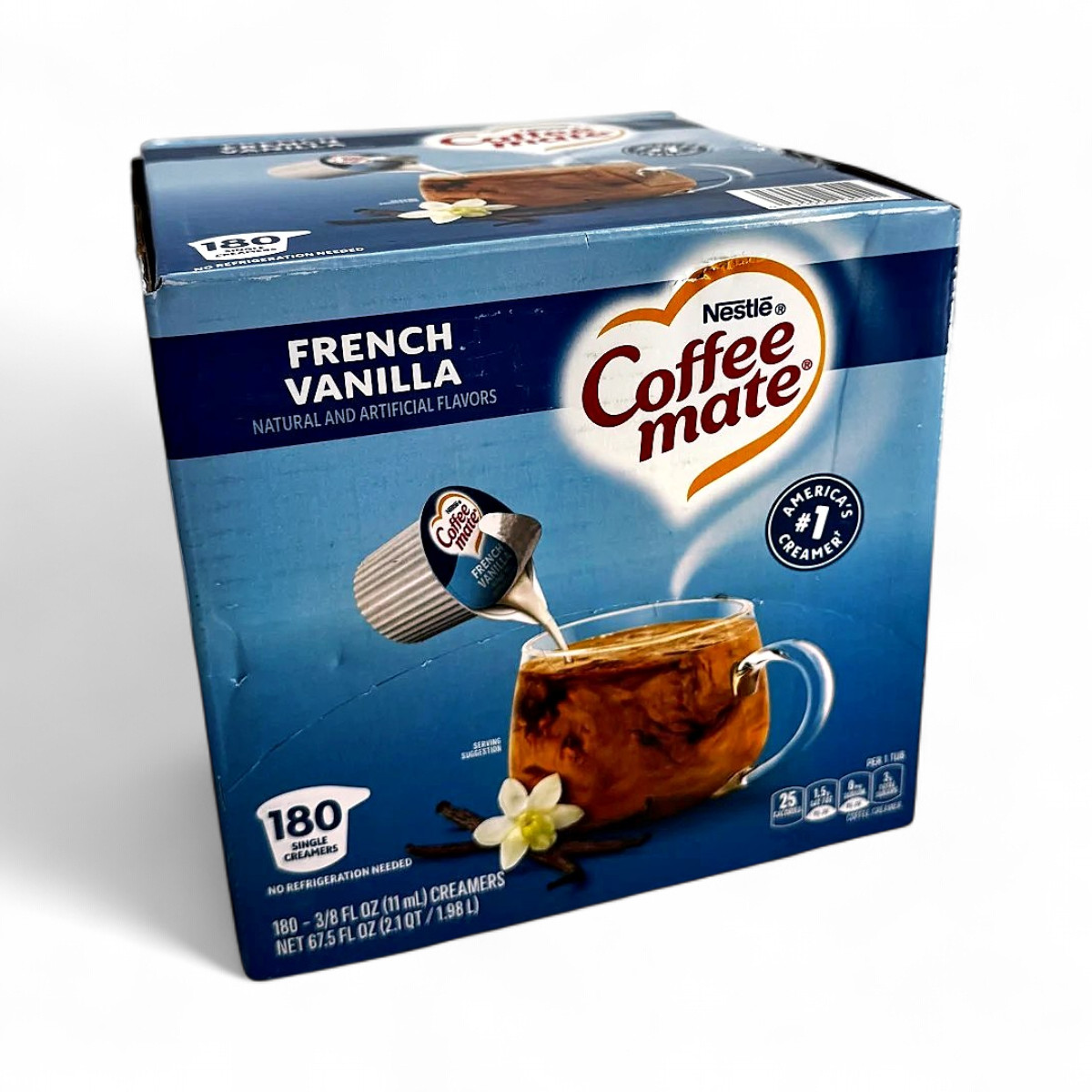 Nestle Coffee-Mate Liquid Coffee Creamer Singles French Vani