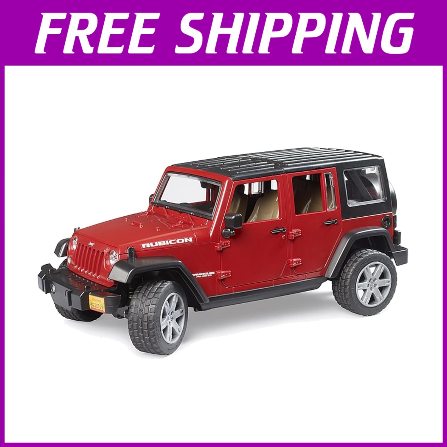 Jeep Wrangler Unlimited Rubicon - Realistic Design - Ages 3+