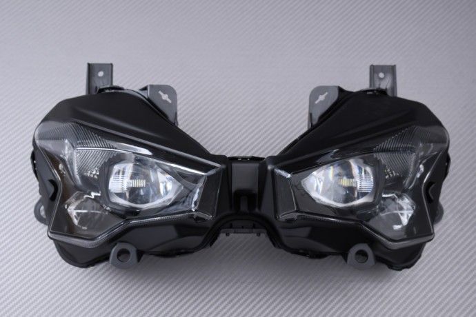 Phare avant LED pour Kawasaki ZX-6R 636 Ninja 2024-2026 en plastique ABS noir