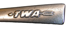 Tenedor de cena de primera clase TWA Arrow Pattern Airlines años 50 era transcontinental
