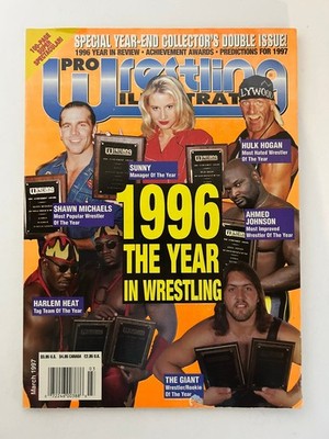 Pro Wrestling Illustrated Magazine 1996 The Year In Wrestling March 1997 Special