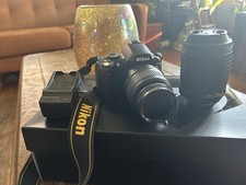 Nikon D40 Digital SLR Camera with Strap and Extra Lens