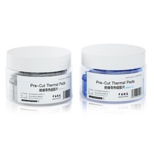 100Pcs Silicone Heat Dissipation Pad For CPU Cooling Reusable Thermal Insulation