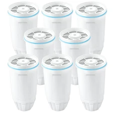 8 Pack Water Filter Replacement for Zero Water, New Resin Filtration System 0...
