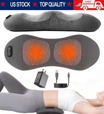 3  in  1 Electric Back Massager, Smooth Spine Triple Fusion Lumbar Support Pillow