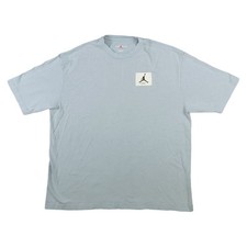 Jordan Shirt Mens MEDIUM Blue Flight Essentials Jumpman Oversized Size M