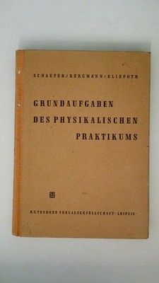 128997 Schaefer GRUNDAUFGABEN DES PHYSIKALISCHEN PRAKTIKUMS HC