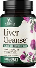 Liver Cleanse  Detox Support Supplement 1166mg with 22 herbs  Milk Thistle