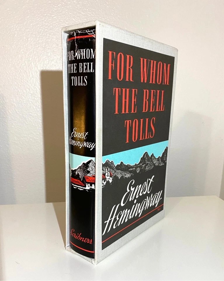 For Whom the Bell Tolls by Ernest Hemingway 1940 Hardcover Slipcase 1st Printing — 第 4/4 张图片