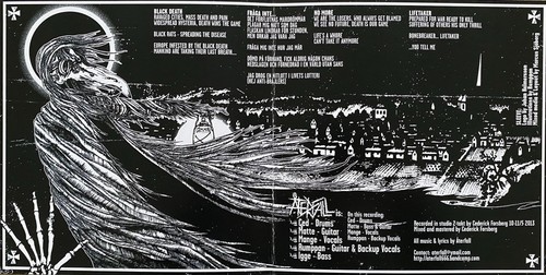 ÅTERFALL - PLAGUE 7” CLEAR VINYL SWEDEN HARDCORE CRUST PUNK WARMACHINE PALANTIR - Picture 6 of 7
