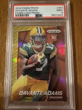2014 Panini Prizm Davante Adams Rookie RC #281 Panini Logo PSA Packers Rams