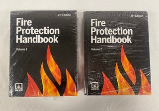 Fire Protection Handbook 21st Edition Volume 1 & 2 Textbook Hardcover NFPA