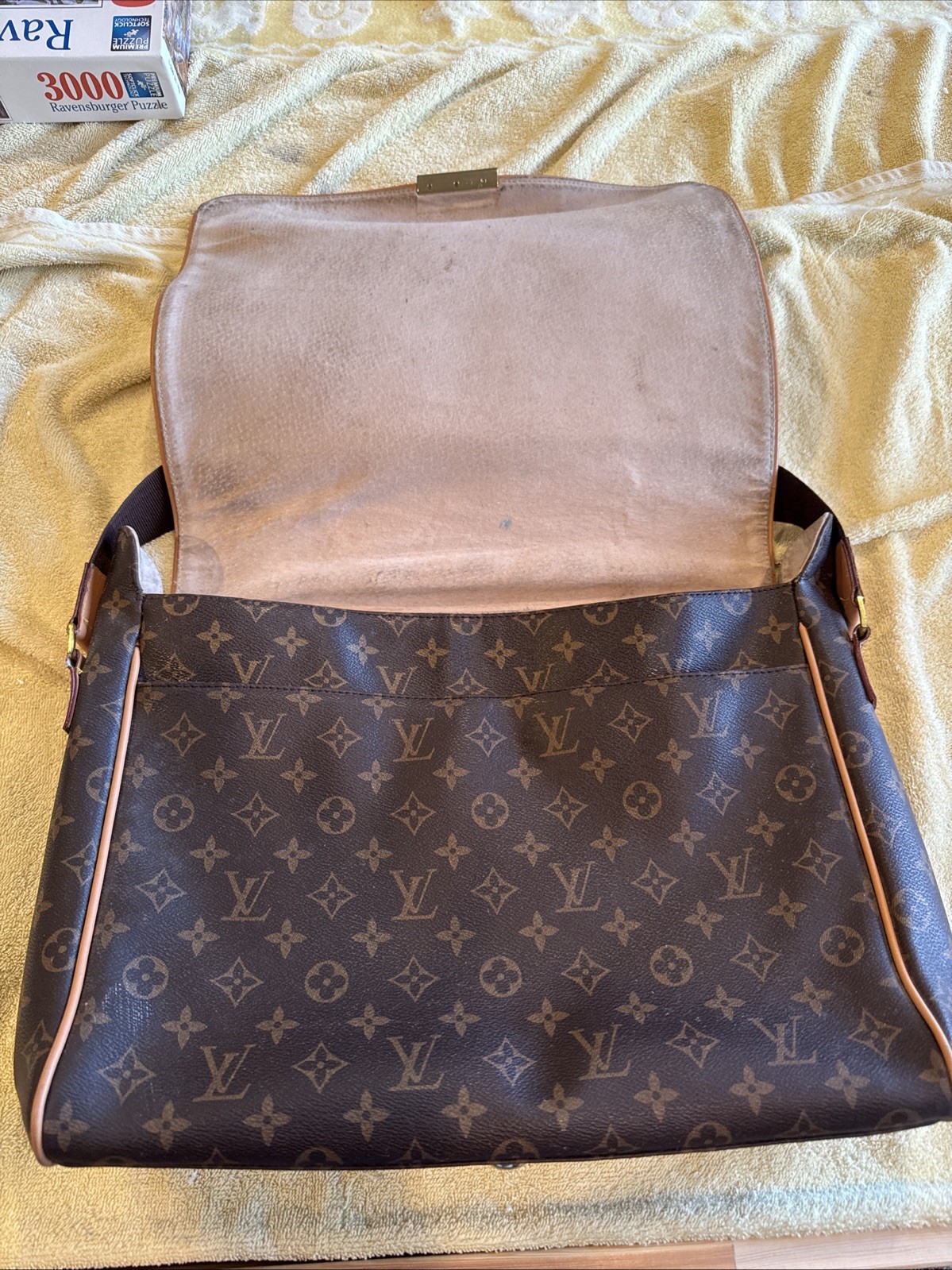Monogram  Message Bag With Adjustable Shoulder St… - image 3