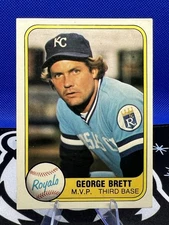 1981 Fleer M.V.P Third Base - George Brett #28 - Kansas City Royals HOF