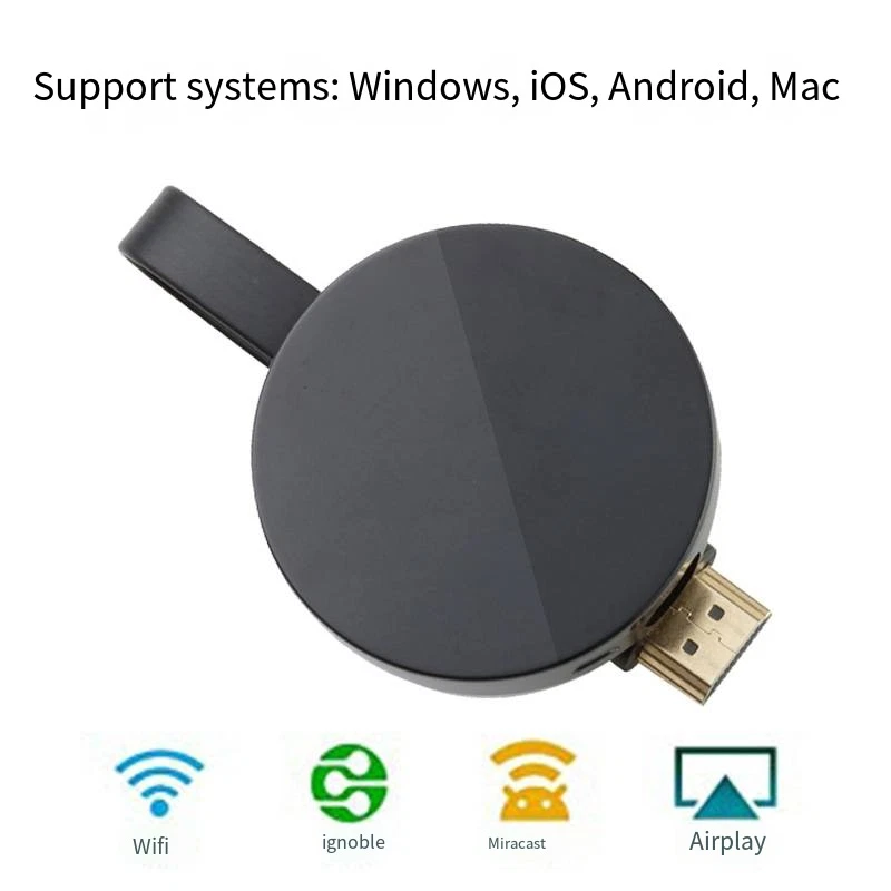 Wifi Wireless HDMI Mirror Screen Display Adapter Miracast Dongle For HD 1080P TV - Image 2 of 4