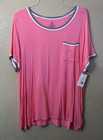 Secret Treasures salmon pink XL short sleeve oversize tshirt pajama dress — photo 2