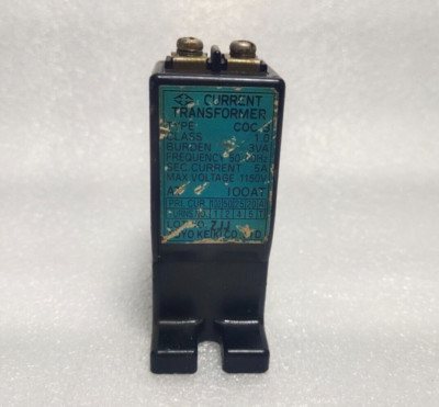 Toyo Keiki COC-3 Class 1.0 AT 100AT NH-273 Current Transformer Max Voltage 1150V