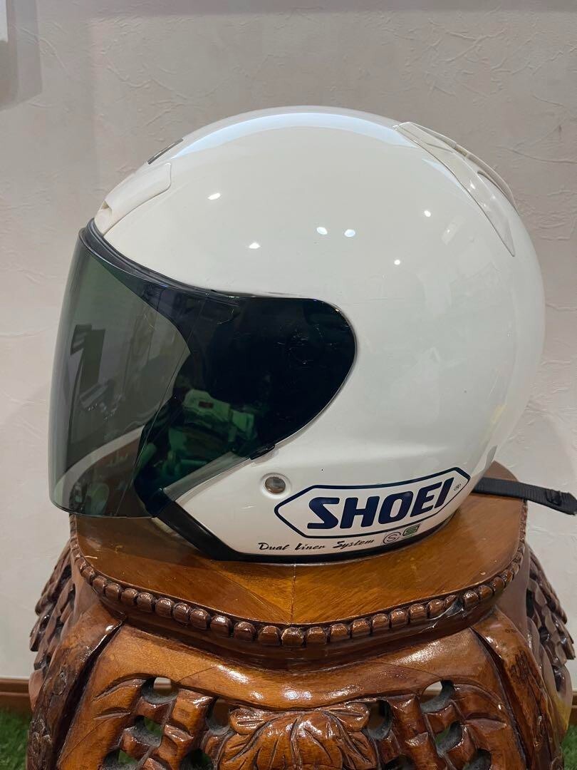 SHOEI J-FORCE 1 1st First Vintage Helmet White XL 61-62cm | eBay