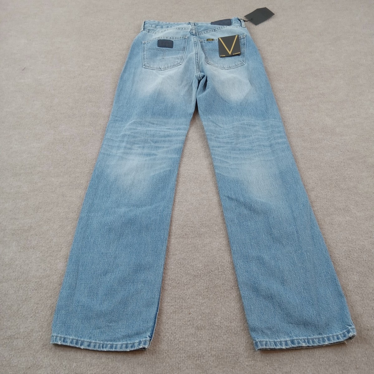 Lois V Denim Jeans Womens Size 27x32 Blue River-V High Retro