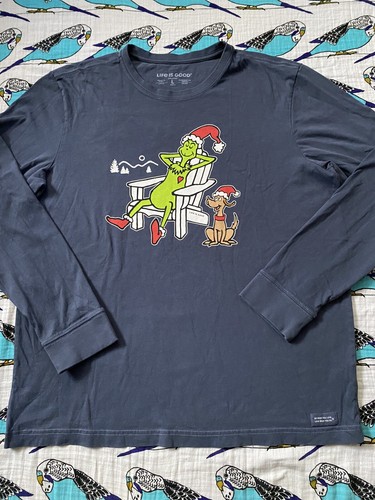 Long Sleeve Tee Gray Blue 