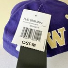 Adidas Washington Huskies Snapback Hat Mens NCAA Purple Tan Adjustable NWT — photo 3