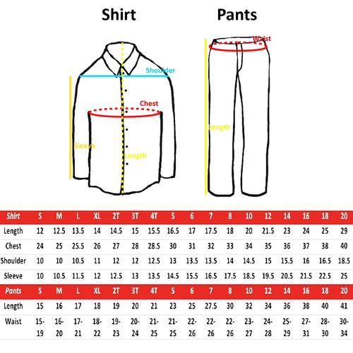 Hermosa 2pc White shirt to Choose Navy or Black Pants for Baby Toddler Teens Boy - Picture 2 of 12