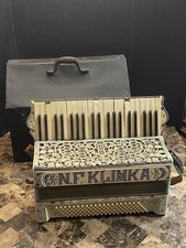 Vintage / Antique Italian Alex Tedesco Accordion with Case