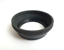 Screw in 72mm Collapsible Rubber Lens Hood / Brand Unknown