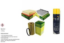 MANN FILTER Paket MANNOL Klimareiniger für VW Golf IV Cabriolet 1E7 2.0