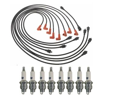 Pro Ignition Wire Set & 8 ACDelco Rapidfire Spark Plugs Kit For Delta 88 Century
