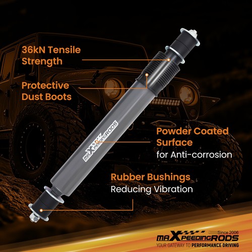 3"-4" Front & Rear Foam Cell Shock Absorbers for Nissan Patrol GQ Y60 GU Y61 - Picture 7 of 15