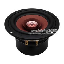 1x 4.5" inch 4/8Ohm 25W Full Range Driver Audio Speaker Stereo Loudspeaker Horn