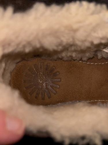 UGG Australia Womens Size 7 SlipOn Brown Suede Mules -See description runs small - Picture 8 of 10