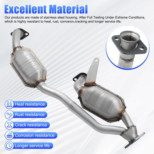 Catalytic Converter Set Fits 2004-2007 Ford Freestar Mercury Monterey 3.9L 4.2L - Picture 3 of 11