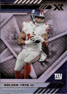 2020 Panini XR #90 Golden Tate III New York Giants