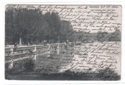 4516- madrid Estanque del Retiro 1905