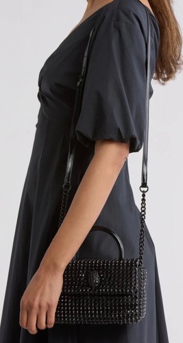 ๐ฅ๐ต SALE $195 NEW KURT GEIGER KENSINGTON CROSSBODY/ CONVERTIBLE RHINESTONE BAG! - Picture 5 of 7
