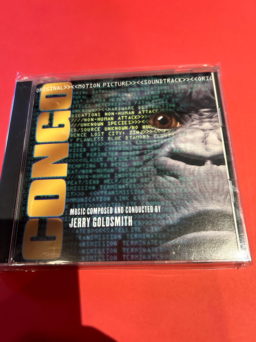 Congo Soundtrack Jerry Goldsmith CD OST ESCA-6356 JAPAN Release