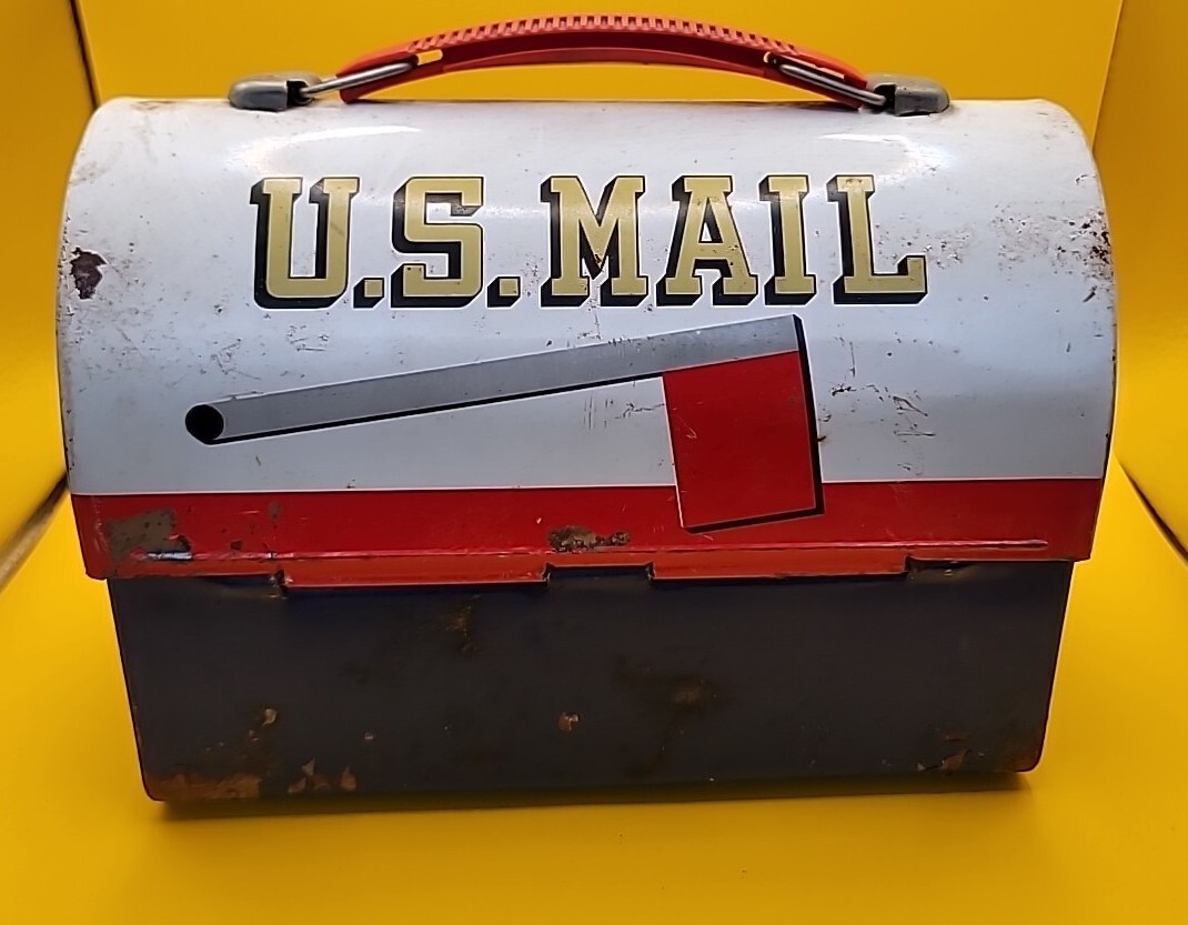 Vintage US Mail Dome Top Lunchbox. By Aladdin No Thermos | eBay