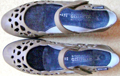 Ballerinas MEPHISTO Gr.6,5(40) Echtleder Beige Kautschuk