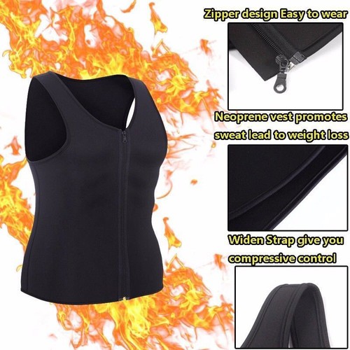 MANSON Ginecomastia Body Shaper Chaleco Compresión Adelgazante Vientre Corsé Sin Mangas y - Imagen 6 de 18