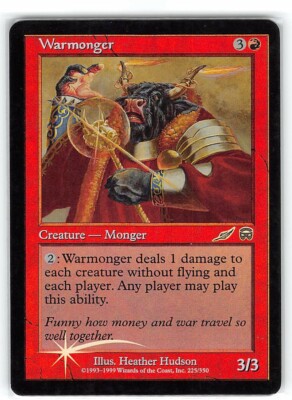Warmonger *Player's Guide Promo FOIL* Magic MtG x1 MP